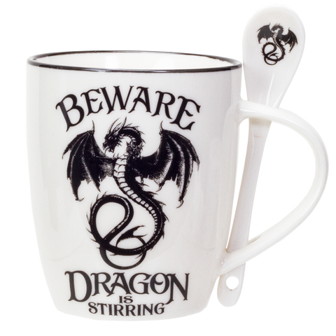 DRAGON IS STIRRING MUG & SPOON SET C/24