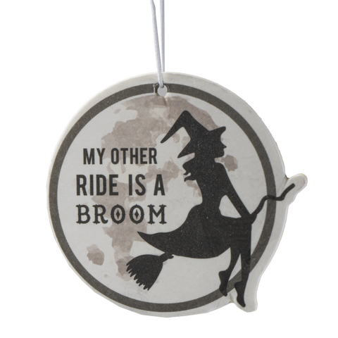 WITCHES BROOM ROSE SCENTED AIR FRESHENER PACK OF 6 C/120