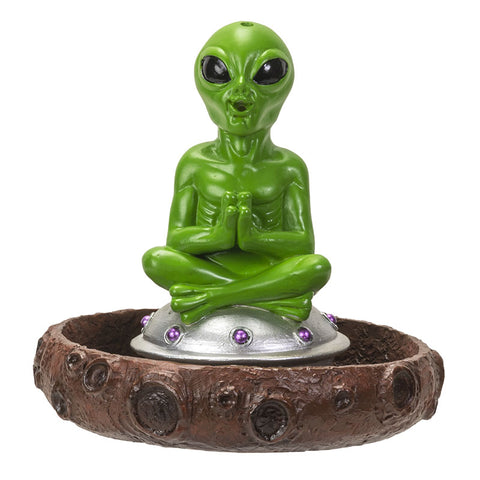 ALIEN BACKFLOW INCENSE BURNER C/12