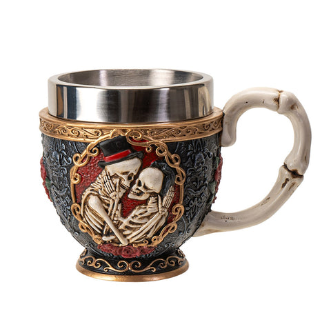 SKELETON COUPLE TEACUP C/24