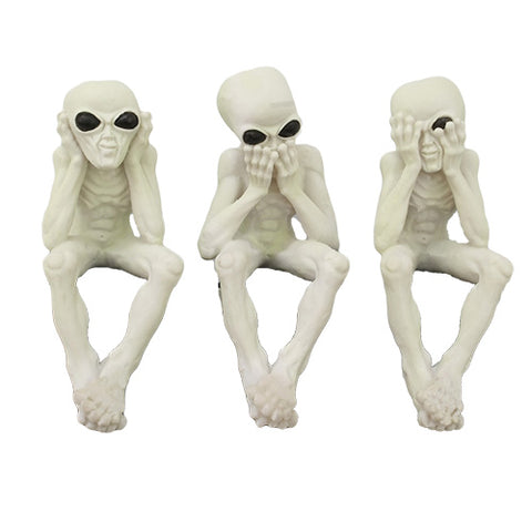 ALIEN NO EVIL SHELF SIT, C/16