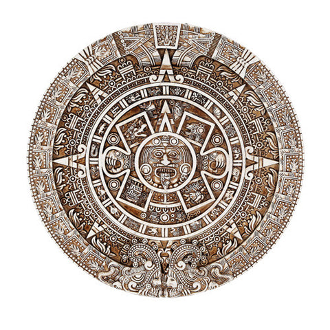 AZTEC CALENDAR PLAQUE C/6