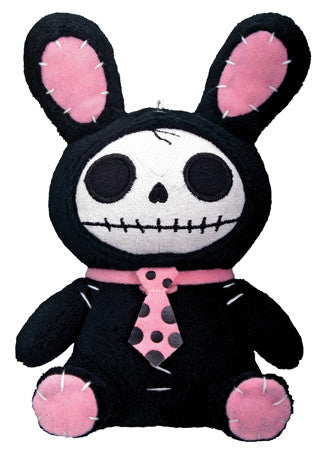 FURRYBONES-BLACK BUN-BUN SM. PLUSH, C/72
