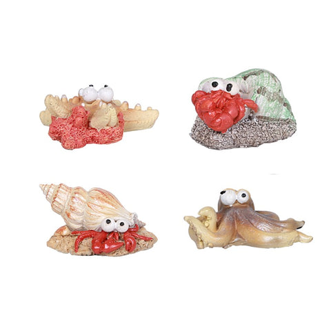 UNDERWATER CREATURES SET OF 4, C/48