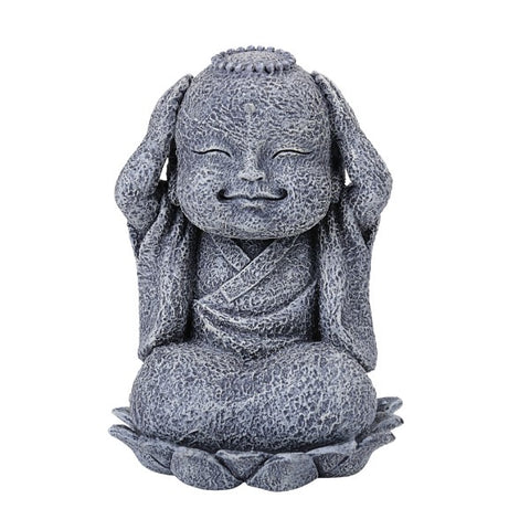 SEATED JIZO WITH BEADS C/36