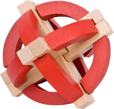 FLW - RED SPHERE 3D BLOCK PUZZLE, C/72