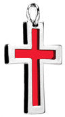 BLOOD CROSS PENDANT 316L, DC/60