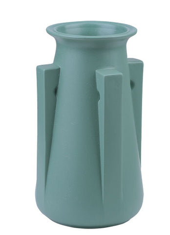 TECO 4 BUTTRESS VASE, GREEN C/6