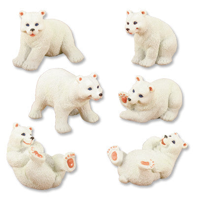 POLAR BEARS, SET/6 (RD), C/18