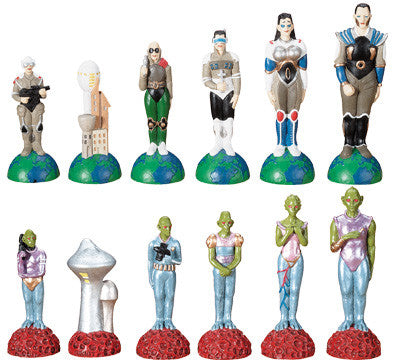 Chess Set - Alien vs. Human