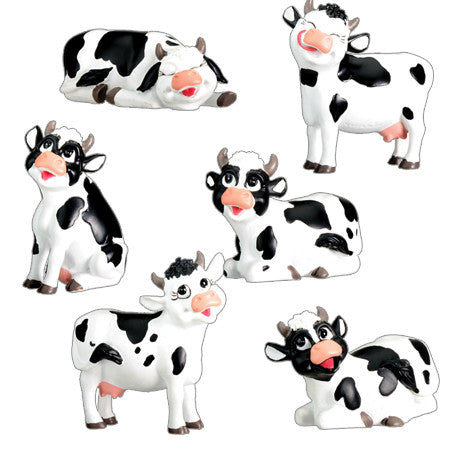 COW, SET OF 6, C/18