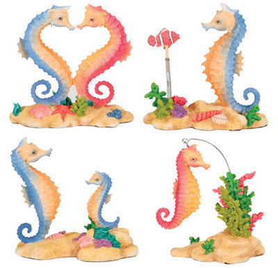 SEA HORSES (SET OF 4), CC/10