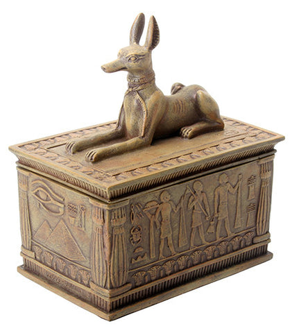 SANDSTONE ANUBIS BOX, C/18