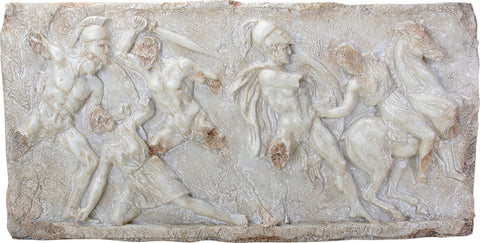 DISC-BATTLE BETWEEN GREEKS AND AMAZONES, C/1 MINIMUM OF 2