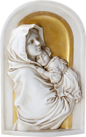 MADONNA AND CHILD PLAQUE,C/12