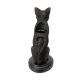 FAUST'S FAMILIEAR CAT CANDLE HOLDER