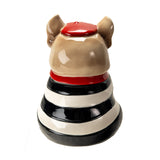 FRENCH BULLDOG COOKIE JAR C/6