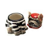 FRENCH BULLDOG COOKIE JAR C/6