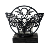 DEATH'S HEAD MOTH TEA LIGHT HOLDER C/24