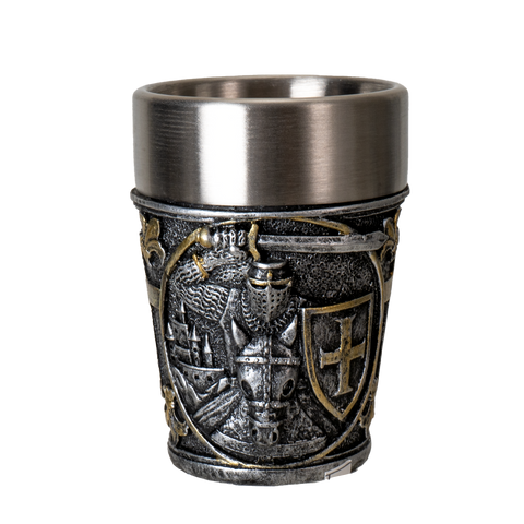 MEDIEVAL KNIGHT SHOT GLASS C/96