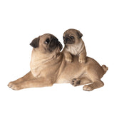 MOTHER AND PUPPY PUG C/1