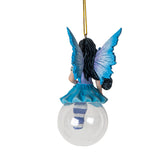 FLORA BUBBLE RIDER FAIRY ORNAMENT C/32