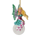 BLOSSOM BUBBLE RIDER FAIRY ORNAMENT C/32