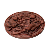 HARES PLAQUE WOODEN C/6
