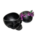 CRYSTAL SKULL STASH BOX C/24