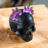 CRYSTAL SKULL STASH BOX C/24