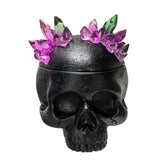 CRYSTAL SKULL STASH BOX C/24