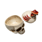 MUSHROOM SKULL STASH BOX C/24