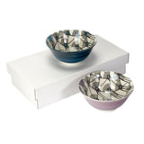 FLW 2PC MED BOWL SET APRIL SHOWERS 6"D