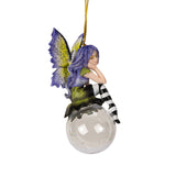 DULCIBELLE BUBBLE RIDER FAIRY ORNAMENT