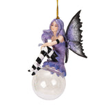 EVANGELINE BUBBLE RIDER FAIRY ORNAMENT