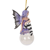 EVANGELINE BUBBLE RIDER FAIRY ORNAMENT