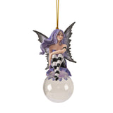 EVANGELINE BUBBLE RIDER FAIRY ORNAMENT