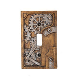 DISC-STEAMPUNK SWITCH PLATE, C/72 MINIMUM OF 2
