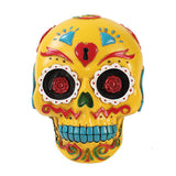 DISC-D.O.D SKULL PLAQUE YELLOW/16 MINIMUM OF 2