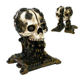 ^ STEAMPUNK SKULL BOOKEND, C/8