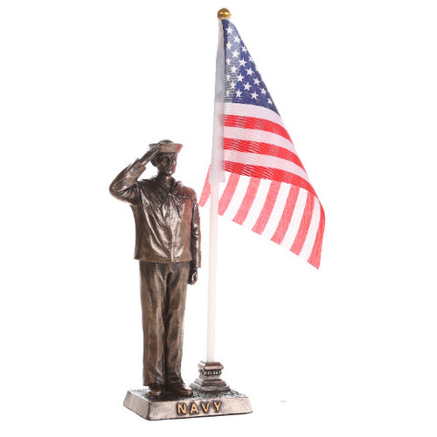 Navy Salute Figurine