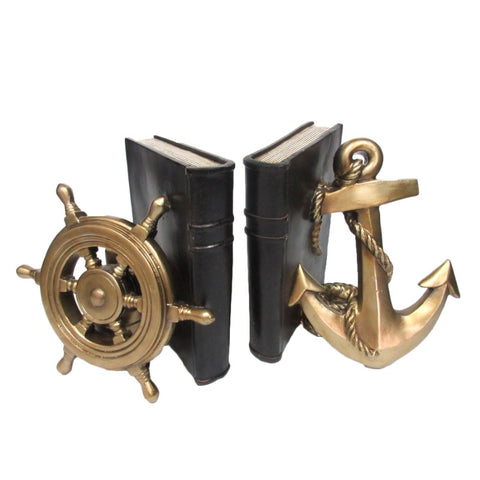 NAUTICAL BOOKENDS C/6