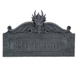 DRAGON WELCOME PLAQUE, C/12