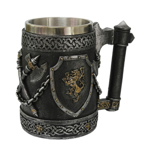 MEDIEVAL SHIELD TANKARD C/12