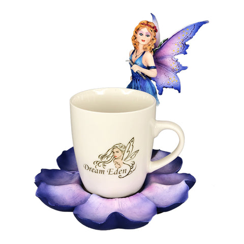 PURPLE TEA CUP FAIRY C/8