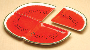 WATERMELON PLATE SET (SET OF 4), DC/6