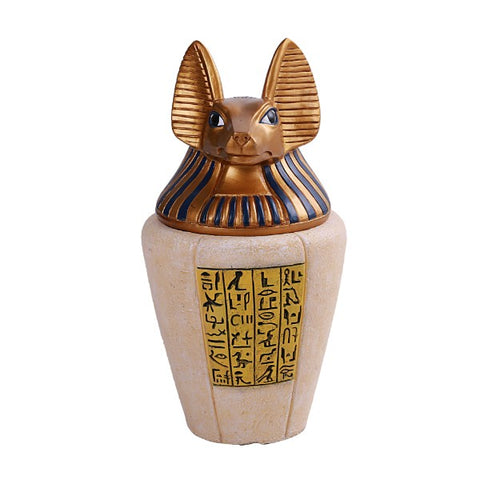 ^ANUBIS CANOPIC JAR C/8