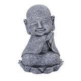 SEATED JIZO WITH  HEAD TILTED C/36