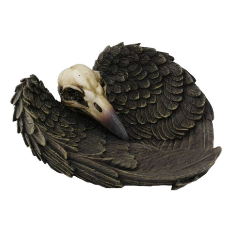 RAVEN SKULL DISH C/16