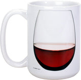 Red Wine Glass Mug